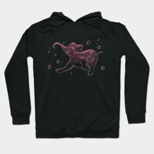 Pink Elephants On Parade Hoodie